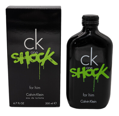 #ad Ck One Shock for Him by Calvin Klein 6.7 oz EDT Cologne for Men New In Box