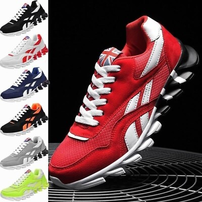#ad Men Running Shoes Outdoor Sneaker Blade Sneakers Breathable Lace Up Mesh Size 14