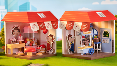 #ad POP MART X Fujiya Candy House Series Scene with Light Assembling Kit Set HOT！