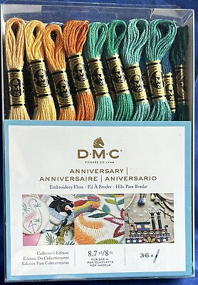 #ad DMC Anniversary Embroidery Floss Collector#x27;s Edition 36 Skeins