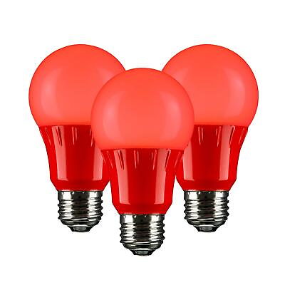 #ad #ad Sunlite 40454 LED A19 Colored Light Bulb 3 Watts 25w Equivalent E26 Medium