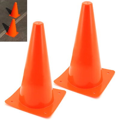 #ad #ad 2 Pc Traffic Safety Cones 12quot; Parking Construction Road Emergency Multipurpose
