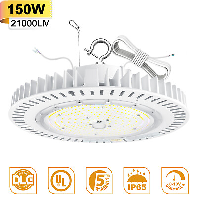 #ad #ad 150Watt UFO LED High Bay Light Dimmable Shop Warehouse Commercial Lighting Lamp