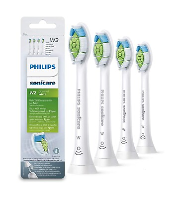#ad White W2 DiamondClean Replacement Toothbrush Heads for Philips Sonicare 4 pack