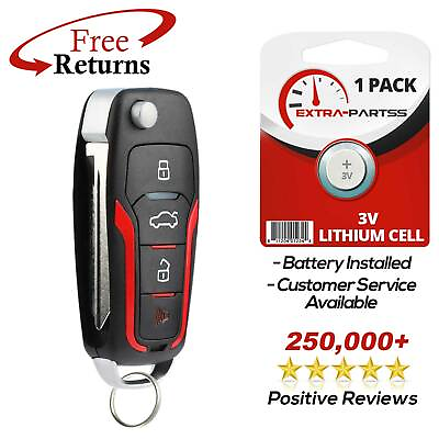 #ad For 2005 2006 2007 Ford Five Hundred Keyless Entry Car Remote Fob Flip Key