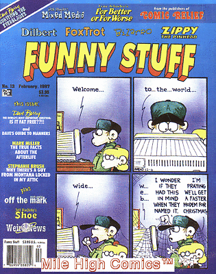 #ad COMIC RELIEF PRESENTS: FUNNY STUFF MAG #13 Very Good
