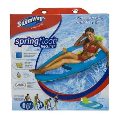 #ad NEW Swim Ways Spring Float Recliner. Unfold inflate and float away. Best Price.