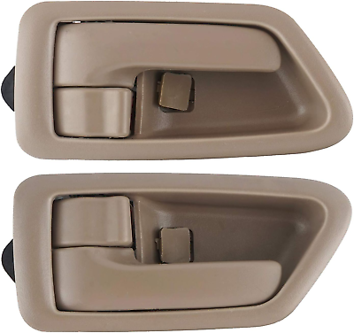 #ad inside Interior Door Handles Pair Front Rear Driver Passenger Side Replacement f