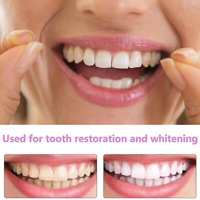 #ad #ad Smile Snap On Upper＆Bottom Set False Teeth Denture Veneers Dental Tooth Cover