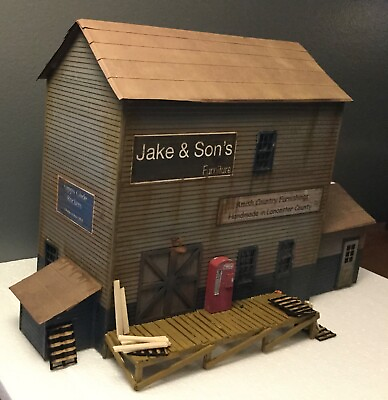 #ad S Scale Jake and Sons Structure Kit Laser Cut