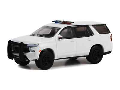 #ad 2022 Chevrolet Tahoe Police Pursuit Vehicle 1:64 Scale Model Greenlight 43001