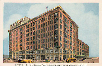 #ad #ad Eaton#x27;s Department Store Toronto Canada Early Postcard Unused