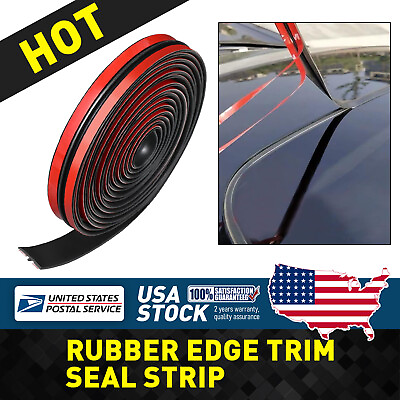 #ad 9M For T Shape Rubber Car SUV Seal Weather Strip Door Edge Moulding Trim