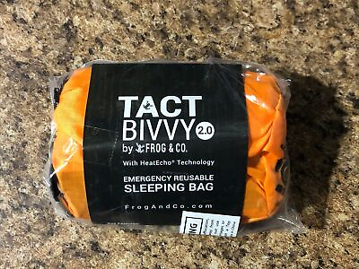 #ad Survival Frog Tact Bivvy 2.0 Emergency Sleeping Bag Stuff Sack Survival NWT