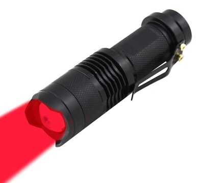 #ad #ad Scalable Red LED 3 Mode Long Range Red Beam Red Light Flashlight Red LED Fla...