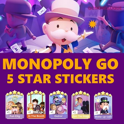 #ad Monopoly Go 5 star Stickers fast delivery