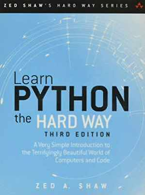 #ad Learn Python the Hard Way: A Very Simple Paperback by Shaw Zed Good