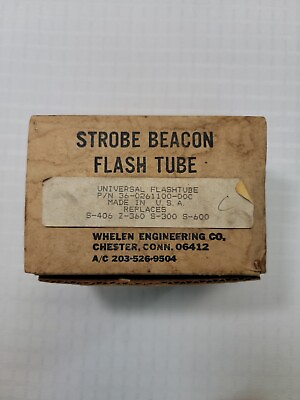 #ad NOS Whelen Strobe Beacon Universal Flash Tube Replaces Z360 S600 S406 S 300