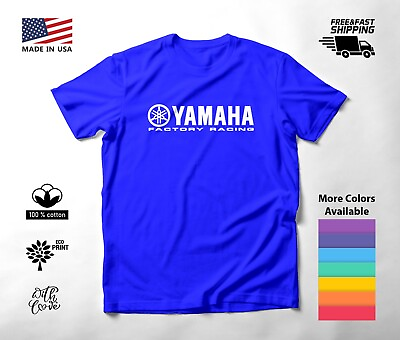 #ad Yamaha Motorcycle T shirt LOGO Sport Graphic Tee FREE SHIPPING in US
