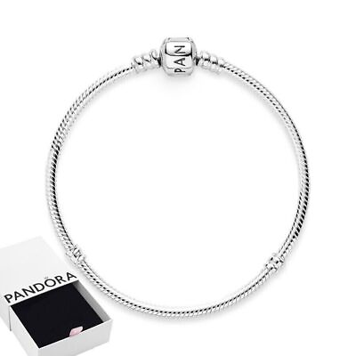 #ad #ad Moments Snake Chain Silver Bracelet 16 21cm