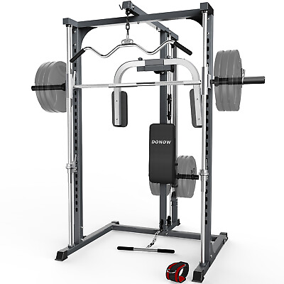 #ad Smith Machine Power Cage Power Rack Squat Rack Home Gym System No Weights