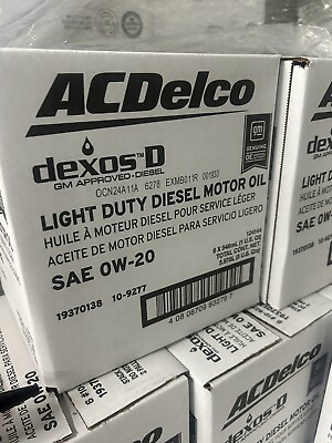 #ad 6 Qts 19370138 AC Delco Motor Oil 0W 20 Dexos D 10 9277 For your GM 3.0 Diesel