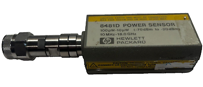 #ad HP 8481D Power Sensor 10MHz to 18GHz 100pW to 10uW 70dBm to 20dBm
