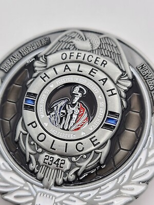 #ad #ad Officer Hialeah Police In Memory Officer Anthony Caabeiro 2quot; Challenge Coin