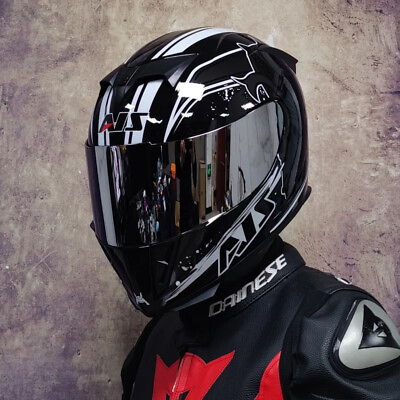 #ad New Motorcycle Helmet Full Face Racing Double Visor Motocross Casco Moto Helmets