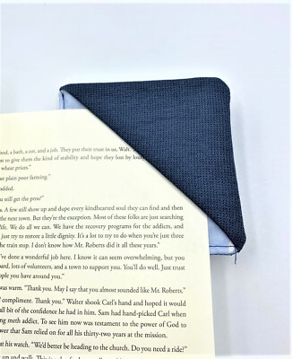 #ad Handmade Stitched Fabric Corner Book Mark Unique and Cozy Holy Land Bethlehem