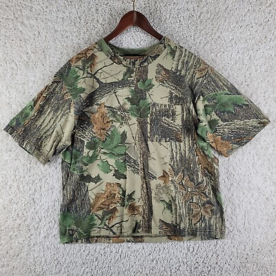 #ad Vintage Liberty Realtree Camo T Shirt Men#x27;s 3XL Timber Camouflage Outdoors Hunt