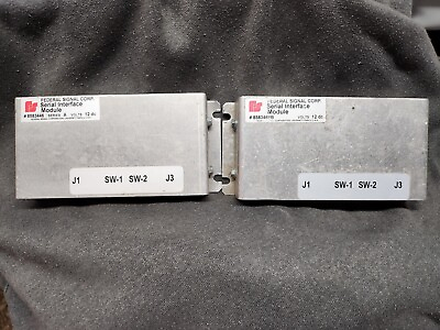 #ad #ad x2 Federal Signal Serial Interface Module 8583469B 12V DC With Harness