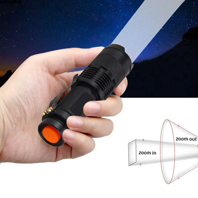 #ad Police 90000Lm Mini LED Super Bright Zoom Flashlight Powerful Camping Lamp Torch