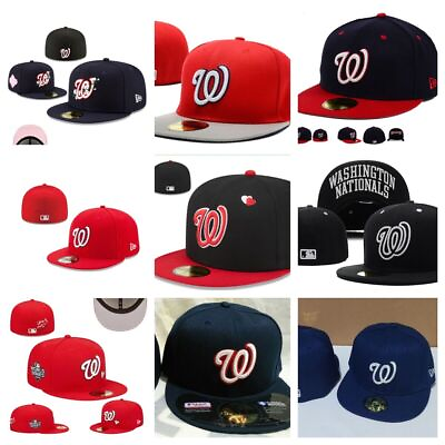 #ad Washington Nationals Fitted Cap WAS 2024 MLB Fashion New Baseball Cap Unisex