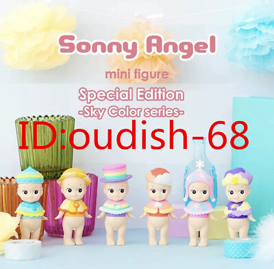 #ad Authentic Sonny Angel Sky Color Series Mini Figure Confirmed Blind Box Figure