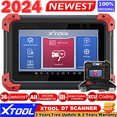 #ad XTOOL D7 Auto OBD2 Bidirectional Scanner Full System Diagnostic Key Programmer