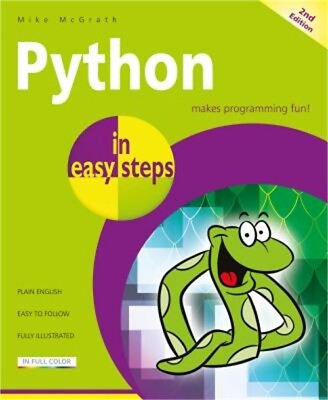 #ad Python in Easy Steps: Covers Python 3.7 Paperback or Softback