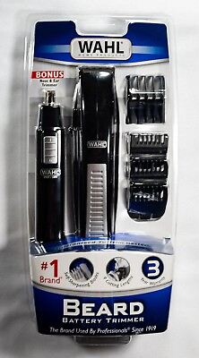 #ad Wahl Clipper Trimmer For Hair Beard Cordless Battery Operated Men#x27;s Groomer Set