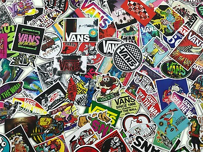 #ad 100 PCS Vans Skateboard Stickers bomb Vinyl Laptop Luggage Decals Sticker Lot