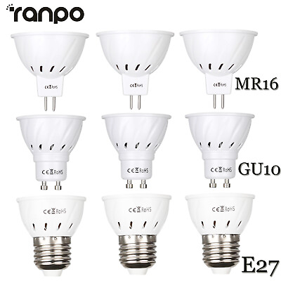 #ad #ad LED Spotlight Bulbs 3W 5W 7W MR16 GU10 E27 2835 SMD 110V 220V 12V 24V Light Lamp