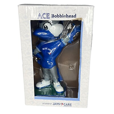 #ad quot;ACEquot; Mascot JAYS CARE Broadcast Auction SGA BOBBLEHEAD Toronto Blue Jays NIB