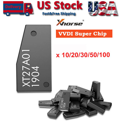 #ad 100X Xhorse Super Transponder Chip XT27A01 XT27A66 for VVDI2 VVDI Mini Key Tool