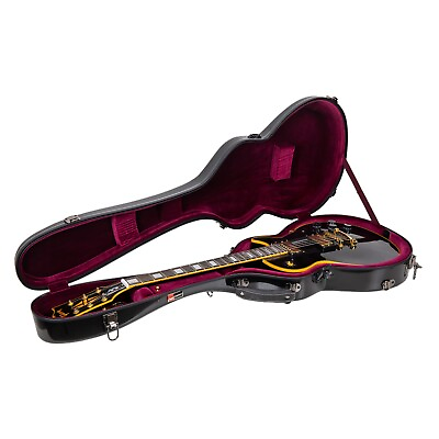 #ad Crossrock Les Paul Guitar Case with Backpack Hardshell Fiberglass