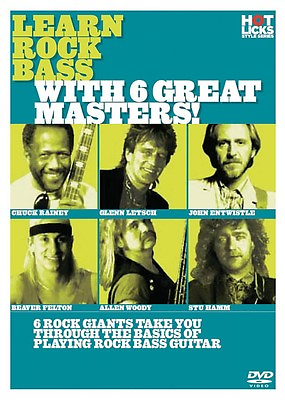 #ad Learn Rock Bass with 6 Great Masters Stu Hamm DVD NEW 014018769