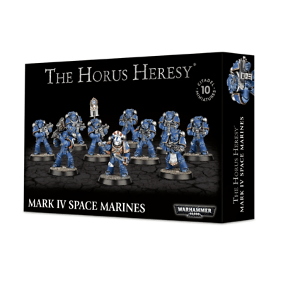 #ad #ad Warhammer 30k Horus Heresy 40k Space Marine MK IV Tactical Squad 10 NOS