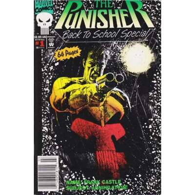 #ad Punisher 1987 series Back to School Special #1 Newsstand in NM minus. y: