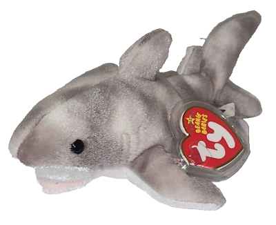#ad Ty Beanie Baby FINN the Shark 9 Inch MINT with MINT TAGS Stuffed Animal Toy