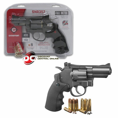 #ad Crosman SNR357 CO2 Dual Ammo Full Metal Air Gun Pistol Revolver BB amp; Pellet