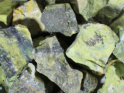 #ad Serpentine Rough Rocks for Tumbling Bulk Wholesale 1LB options