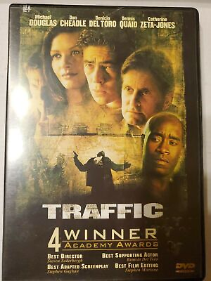 #ad Traffic DVD Michael Douglas WITH WITHOUT A CASE $.75 SHIPPING